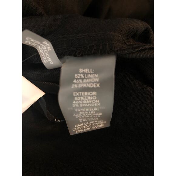 Calvin Klein Women's Size 10 Linen High Waist Crop Pants NEW - Picture 8 of 8